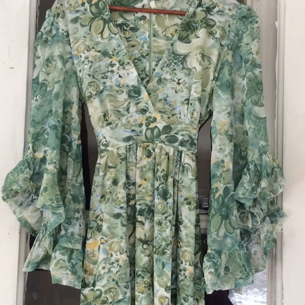 Vintage modern maxi dress